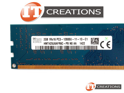 SK HYNIX 2GB PC3-12800U DDR3-1600 UNBUFFERED NON ECC 1RX16 CL11 240 PIN 1.5V MEMORY MODULE video