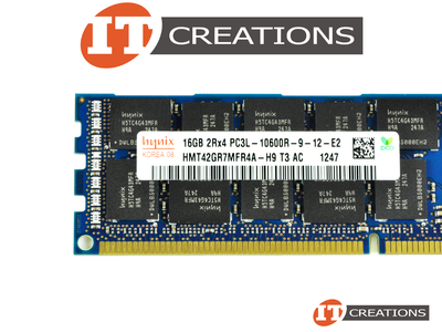 SK HYNIX 16GB PC3L-10600R DDR3-1333 REGISTERED ECC 2RX4 CL9 240 PIN 1.35V LOW VOLTAGE MEMORY MODULE video
