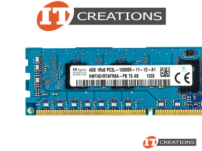 SK HYNIX 4GB PC3L-12800R DDR3-1600 REGISTERED ECC 1RX8 CL12 240 PIN 1.35V LOW VOLTAGE MEMORY MODULE video