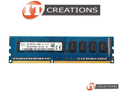 SK HYNIX 4GB PC3-14900E DDR3-1866 UNBUFFERED ECC 1RX8 CL13 240 PIN 1.5V MEMORY MODULE video