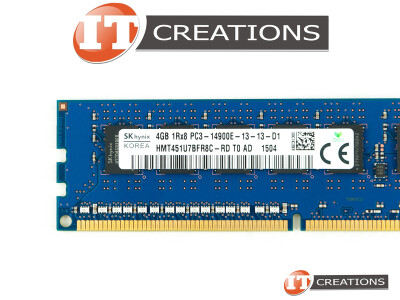 SK HYNIX 4GB PC3-14900E DDR3-1866 UNBUFFERED ECC 1RX8 CL13 240 PIN 1.5V MEMORY MODULE video