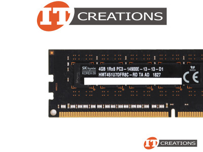 SK HYNIX 4GB PC3-14900E DDR3-1866 UNBUFFERED ECC 1RX8 CL13 240 PIN 1.5V MEMORY MODULE video