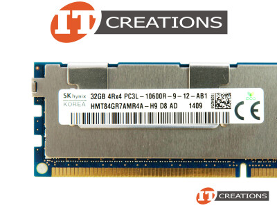 SK HYNIX 32GB PC3L-10600R DDR3-1333 REGISTERED ECC 4RX4 CL9 240 PIN 1.35V LOW VOLTAGE MEMORY MODULE video