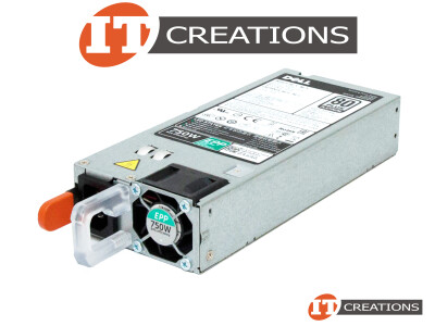 DELL SWITCHING POWER SUPPLY 750W INPUT 100-240V 50-60HZ 10-5A 80 PLUS PLATINUM 94% EFFICIENCY EXTENDED POWER PERFORMANCE EPP HOT PLUG - OUTPUT +12.2V - 61.47A +12VSB - 3.0A video