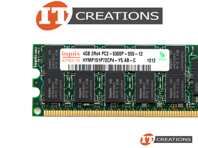 HYNIX 4GB 2RX4 PC2-5300P REGISTERED ECC DDR2-667 DUAL RANK MEMORY MODULE video
