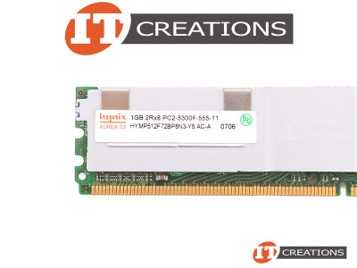 HYNIX 1GB 2RX8 PC2-5300 FULLY BUFFERED ECC DDR2-667 MEMORY MODULE video