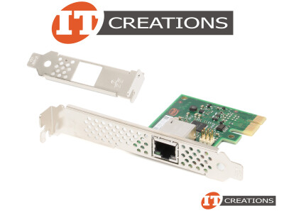 INTEL ETHERNET SERVER ADAPTER I210-T1 10 / 100 / 1000MB/S PCI-E 2.1 X1 NETWORK CARD - 10/100/1000MB/S / 1GB/S / 1GBE PCIE 2.0 2.5GT/S ( 1 ) ONE RJ45 CONNECTOR ( RJ-45 ) video