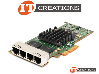 INTEL I340-T4 NETWORK CARD PCI-E 2.0 X4 10 / 100 / 1000 QUAD PORT GIGABIT ETHERNET SERVER ADAPTER video