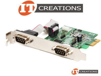 SIIG DUAL VGA 9-PIN PORTS 3.0V X1 PCI-E CARD video