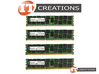 KINGSTON 64GB ( 4 X 16GB ) PC3-12800R DDR3-1600 REGISTERED ECC 2RX4 CL11 240 PIN 1.5V MEMORY MODULE KIT video