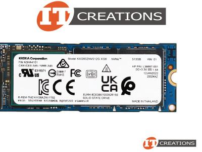 KXG60ZNV512G-HP - Refurbished - Kioxia 512GB TLC PCIE GEN3 X4 NVME