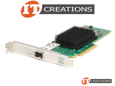 DELL / EMULEX LPE35000 HBA 32GFC SINGLE PORT SFP28 PCI-E 4.0 X8 HOST BUS ADAPTER - BROADCOM 32GB/S FIBRE CHANNEL 1-PORT / FC32 / SP32 / S28 ( 1 ) ONE SMALL FORM FACTOR PLUGGABLE 28 TRANSCEIVER SLOT video