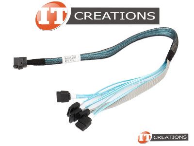 LSI / BROADCOM MINI SAS HD TO X4 SATA CABLE - 0.5M ( 1 ) ONE SFF-8643 TO ( 4 ) FOUR SATA CONNECTORS ( 1 ) ONE SIDEBAND CONNECTOR video