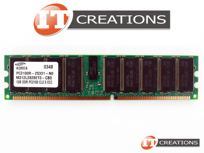 SAMSUNG 1GB PC2100 184 PIN X72 REGISTERED DIMM 128M SDRAM X4 STACK TSOP2-400 MEMORY MODULE video