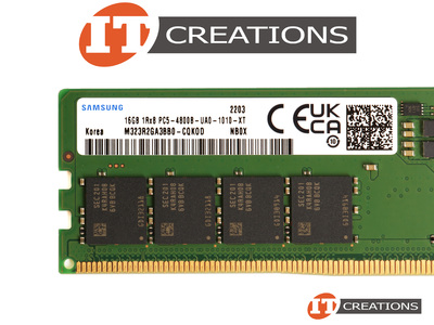 SAMSUNG 16GB PC5-38400 DDR5-4800 UNBUFFERED NON ECC 1RX8 CL40 288 PIN 1.1V MEMORY MODULE ( PC5-4800 ) video
