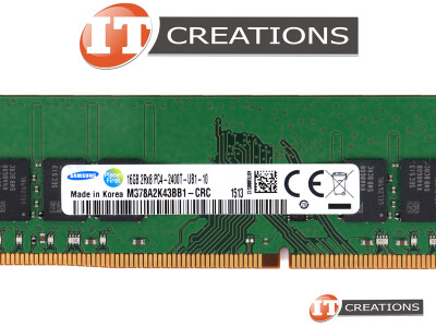 SAMSUNG 16GB PC4-19200T-U DDR4-2400T-U UNBUFFERED NON ECC 2RX8 CL17 288 PIN 1.20V MEMORY MODULE ( PC4-2400T-U ) video