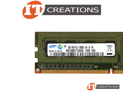 SAMSUNG 2GB PC3-10600U DDR3-1333 UNBUFFERED NON ECC 1RX8 CL9 240 PIN 1.5V MEMORY MODULE video