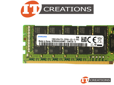 SAMSUNG 128GB PC4-25600AA-L DDR4-3200AA-L LOAD REDUCED ECC 4DRX4 / 4RX4 CL22 288 PIN 1.20V MEMORY MODULE LRDIMM ( PC4-3200AA-L ) video