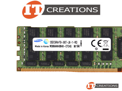 SAMSUNG 128GB PC4-19200 DDR4-2400T-L LOAD REDUCED ECC 2S4RX4 CL17 288 PIN 1.20V MEMORY MODULE LRDIMM ( PC4-2400T-L ) video