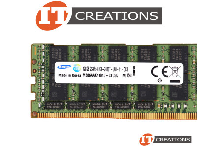 SAMSUNG 128GB PC4-19200 DDR4-2400T-L LOAD REDUCED ECC 2S4RX4 CL17 288 PIN 1.20V MEMORY MODULE LRDIMM ( PC4-2400U-L ) video