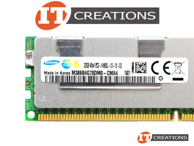 SAMSUNG 32GB PC3-14900L DDR3-1866 LOAD REDUCED 4RX4 CL13 240 PIN 1.5V MEMORY MODULE LRDIMM video