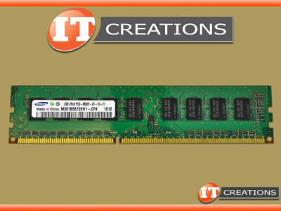 SAMSUNG 2GB PC3-8500E DDR3-1066 UNBUFFERED ECC 2RX8 CL7 240 PIN 1.5V MEMORY MODULE video