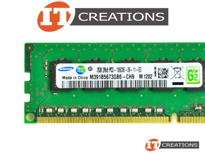 SAMSUNG 2GB PC3-10600E DDR3-1333 UNBUFFERED ECC 2RX8 CL9 240 PIN 1.5V MEMORY MODULE video