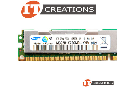 SAMSUNG 8GB PC3L-10600R DDR3-1333 REGISTERED ECC 2RX4 CL9 240 PIN 1.35V LOW VOLTAGE VERY LOW PROFILE MEMORY MODULE VLP video
