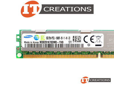 SAMSUNG 8GB PC3L-10600R DDR3-1333 REGISTERED ECC 2RX4 CL9 240 PIN 1.35V LOW VOLTAGE VERY LOW PROFILE MEMORY MODULE VLP video