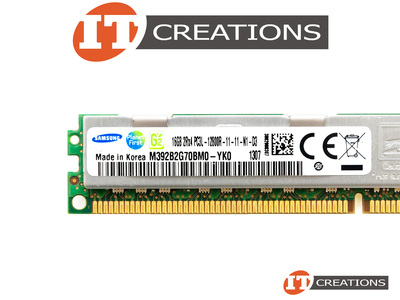 SAMSUNG 16GB PC3L-12800R DDR3-1600 REGISTERED ECC 2RX4 CL11 240 PIN 1.35V LOW VOLTAGE VERY LOW PROFILE MEMORY MODULE VLP video