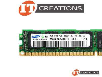 SAMSUNG 4GB PC3-8500R DDR3-1066 REGISTERED ECC 2RX8 CL7 240 PIN 1.5V VERY LOW PROFILE MEMORY MODULE VLP video