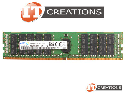 SAMSUNG 16GB PC4-19200 DDR4-2400T-R REGISTERED ECC 2RX4 CL17 288 PIN 1.20V MEMORY MODULE ( PC4-2400T-R ) video