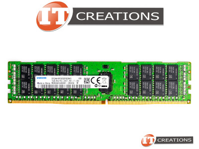 SAMSUNG 16GB PC4-19200 DDR4-2400T-R REGISTERED ECC 2RX4 CL17 288 PIN 1.20V MEMORY MODULE ( PC4-2400T-R ) video