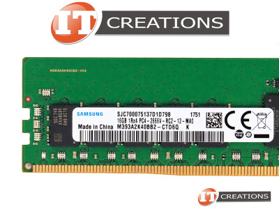 SAMSUNG 16GB PC4-21300 DDR4-2666V-R REGISTERED ECC 1RX4 CL19 288 PIN 1.20V MEMORY MODULE ( PC4-2666V-R ) video