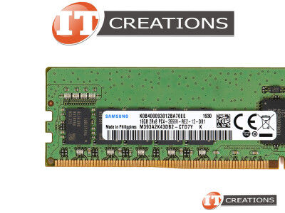 SAMSUNG 16GB PC4-21300 DDR4-2666V-R REGISTERED ECC 2RX8 CL19 288 PIN 1.20V MEMORY MODULE ( PC4-2666V-R ) video