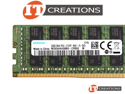 SAMSUNG 32GB PC4-17000P-R DDR4-2133P-R REGISTERED ECC 2RX4 CL15 288 PIN 1.20V MEMORY MODULE ( PC4-2133P-R ) video