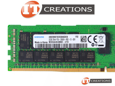 SAMSUNG 32GB PC4-21300 DDR4-2666V-R REGISTERED ECC 2RX4 CL19 288 PIN 1.20V MEMORY MODULE ( PC4-2666V-R ) video