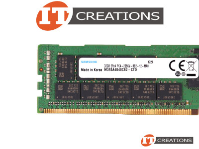 SAMSUNG 32GB PC4-21300 DDR4-2666V-R REGISTERED ECC 2RX4 CL19 288 PIN 1.20V MEMORY MODULE ( PC4-2666V-R ) video