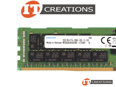SAMSUNG 32GB PC4-21300 DDR4-2666V-R REGISTERED ECC 2RX4 CL19 288 PIN 1.20V MEMORY MODULE ( PC4-2666V-R ) video