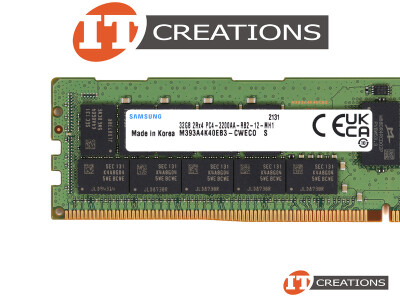 SAMSUNG 32GB PC4-25600AA-R DDR4-3200AA-R REGISTERED ECC 2RX4 CL22 288 PIN 1.20V MEMORY MODULE ( PC4-3200AA-R ) video