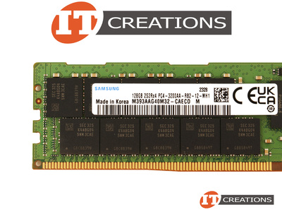 SAMSUNG 128GB PC4-25600AA-R DDR4-3200AA-R REGISTERED ECC 4RX4 CL22 288 PIN 1.20V MEMORY MODULE ( PC4-3200AA-R ) video