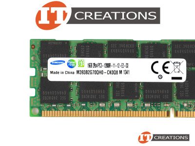 SAMSUNG 16GB PC3-12800R DDR3-1600 REGISTERED ECC 2RX4 CL11 240 PIN 1.5V MEMORY MODULE video