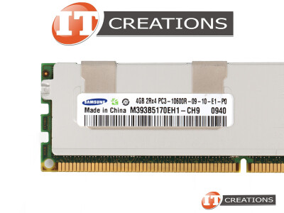 SAMSUNG 4GB PC3-10600R DDR3-1333 REGISTERED ECC 2RX4 CL9 240 PIN 1.5V MEMORY MODULE video