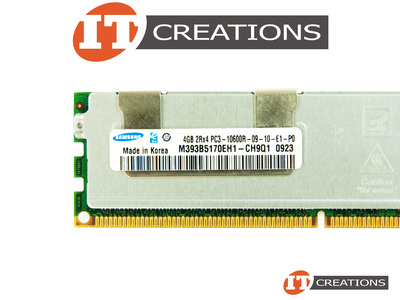 SAMSUNG 4GB PC3-10600R DDR3-1333 REGISTERED ECC 2RX4 CL9 240 PIN 1.5V MEMORY MODULE video