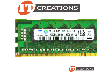 SAMSUNG 4GB PC3-10600R DDR3-1333 REGISTERED ECC 1RX4 CL9 240 PIN 1.5V MEMORY MODULE video