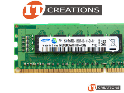 SAMSUNG 2GB PC3-10600R DDR3-1333 REGISTERED ECC 1RX4 CL9 240 PIN 1.5V MEMORY MODULE video