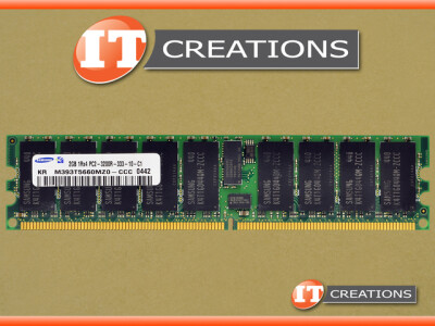 SAMSUNG 2GB 1RX4 PC2-3200R REGISTERED ECC DDR2-400 MEMORY MODULE video
