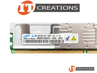 SAMSUNG 4GB 2RX4 PC2-5300F FULLY BUFFERED ECC DDR2-667 MEMORY MODULE video
