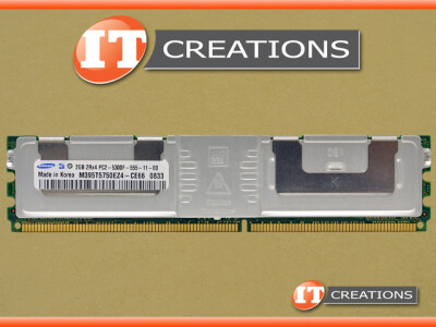 SAMSUNG 2GB 2RX4 PC2-5300F FULLY BUFFERED ECC DDR2-667 MEMORY MODULE video