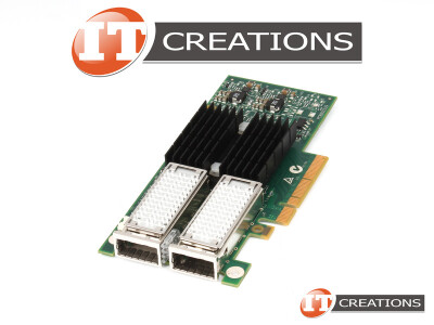 MELLANOX CONNECTX-3 VPI CX354A NIC 40/56GBE / FDR 56GB/S INFINIBAND QSFP+ DUAL PORT PCI-E 3.0 X8 8GT/S NETWORK INTERFACE CARD - 56GB IB - 40GB / 56GB ETHERNET ( 2 ) TWO QUAD SMALL FORM FACTOR PLUGGABLE PLUS TRANSCEIVER SLOTS video